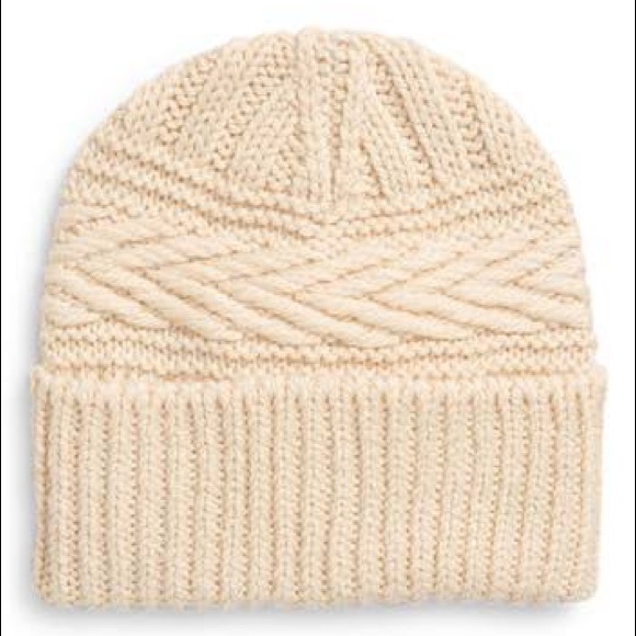 Isabel Marant Seal Wool Chunky Knit Beanie In Ecru Beige NWT - Picture 1 of 4